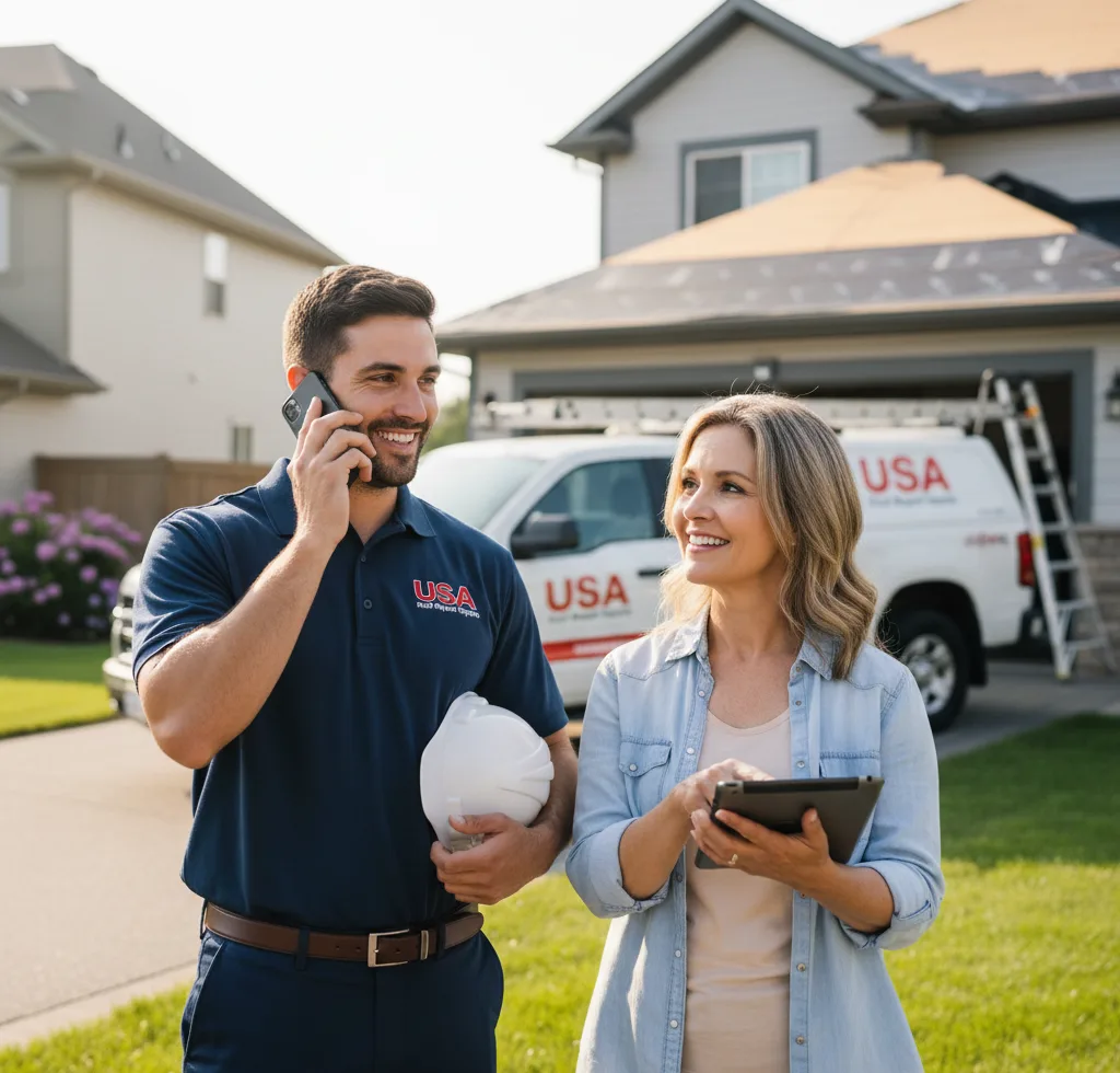 USA Roof Repair Experts customer support in Vilonia